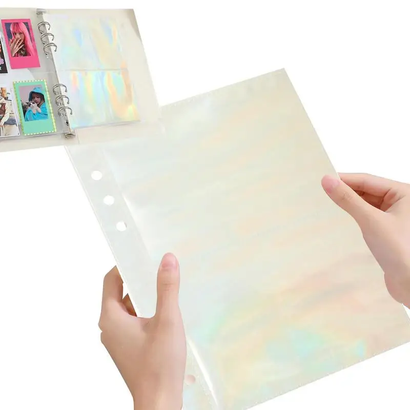 Soporte de tarjetas fotográficas A5 Kpop, álbum Ins, libro de 3 pulgadas, álbum de fotos de corazón, papelería escolar para estudiantes, regalos de cumpleaños