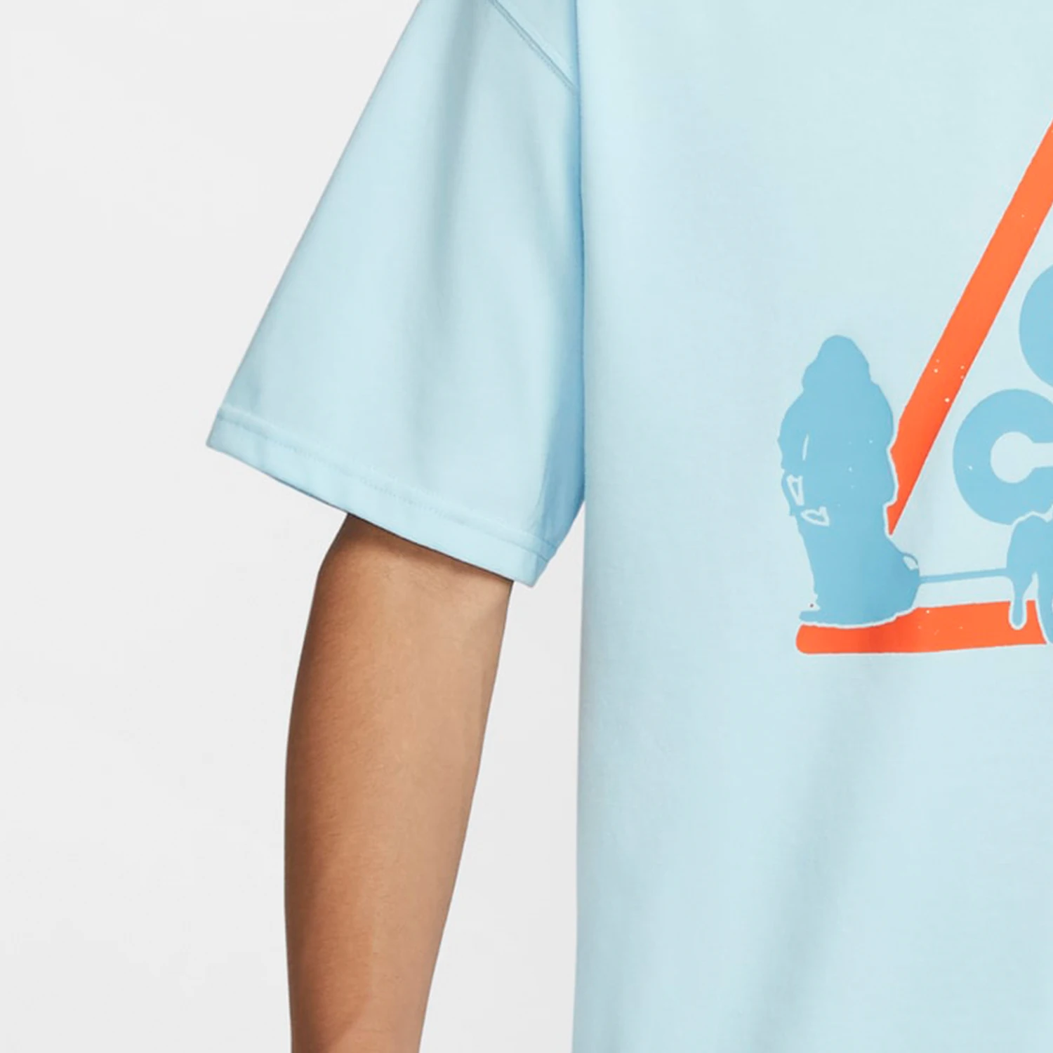 تي شيرت Nike الرسمي الأصلي للرجال للرياضات الخارجية برقبة دائرية وأكمام قصيرة FZ5278-474 #3