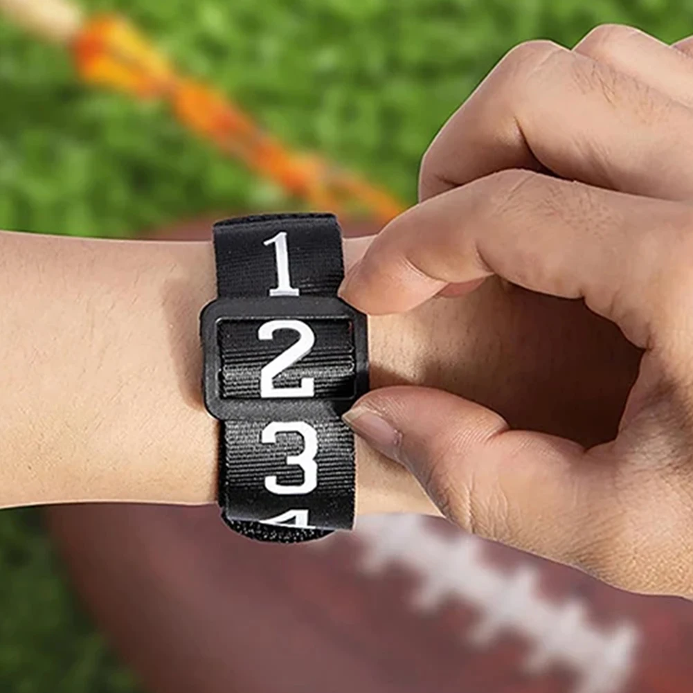 Football Referee Gear Football Referee Marking Equipment with Sliding Clip Umpire Indicator Sports Match Scoring Supplies