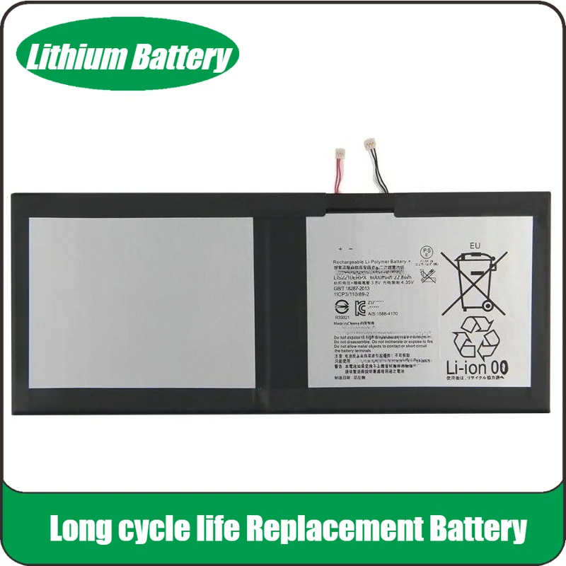 

New 3.8V Rechargeable Battery LIS2210ERPX LIS2210ERPC For SONY Xperia Z4 Tablet Ultra SGP712 SGP771 Tablet Replacement Battery