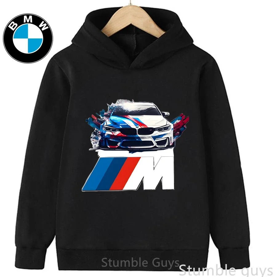 

Kids BMW Hoodie Autumn Winter Boys Clothes Girls Casual Warm Sweatshirt Street Fashion Wear​