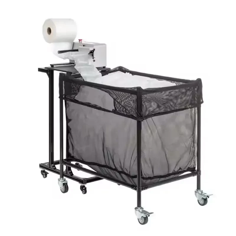 Auxiliary Air Cushion Bubble Pillow Machine Movable Basket System Manual Grade New Condition 1-Year Warranty Plastic