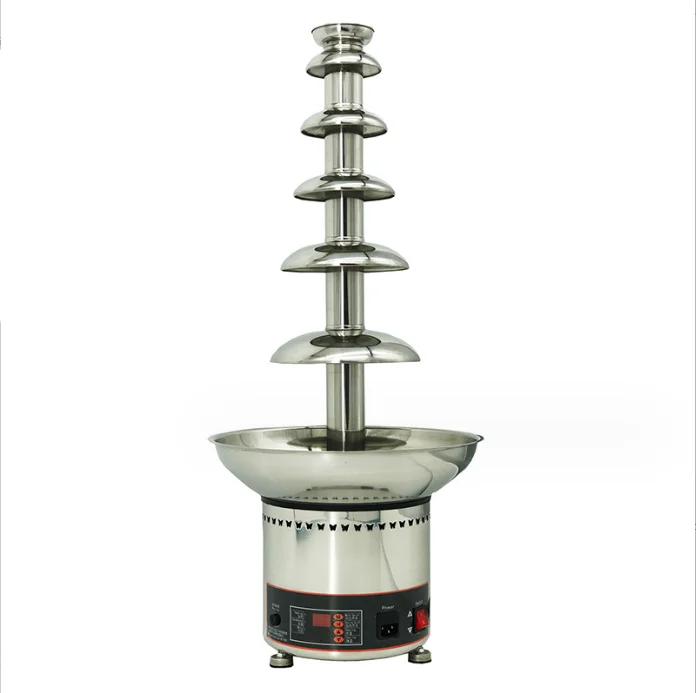 

Electric Commerical Stainless Steel 6-Layer Chocolate Waterfall Equipment Fountain Machine