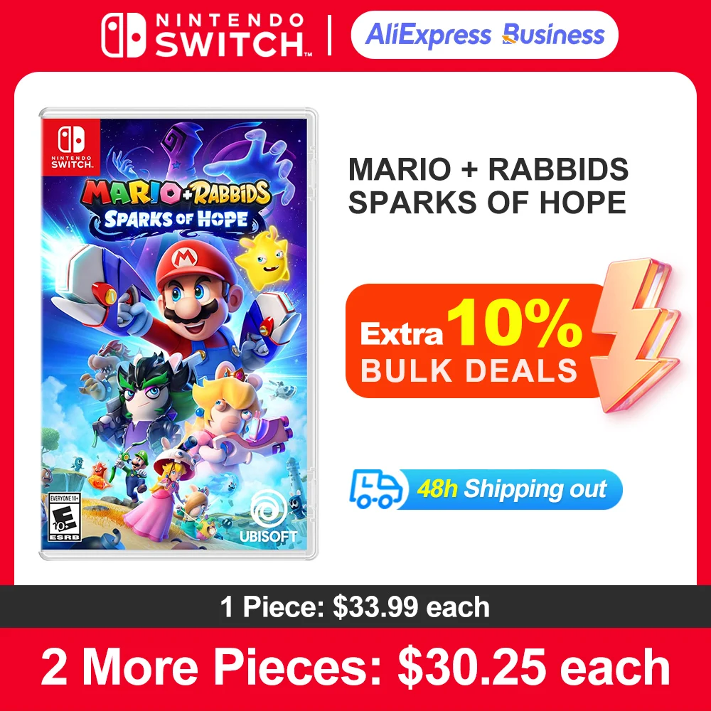 

Mario + Rabbids Sparks of Hope Nintendo Switch Game Deals 100% Official Physical Game Card for Switch OLED Lite Game Console