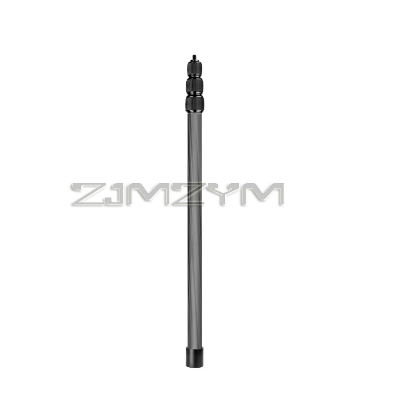 1.5m Carbon Fiber Extension Rod 4 Section Stabilizer Telescopic Rod For Photography 1/4In Screw & Thread With Twist Locks