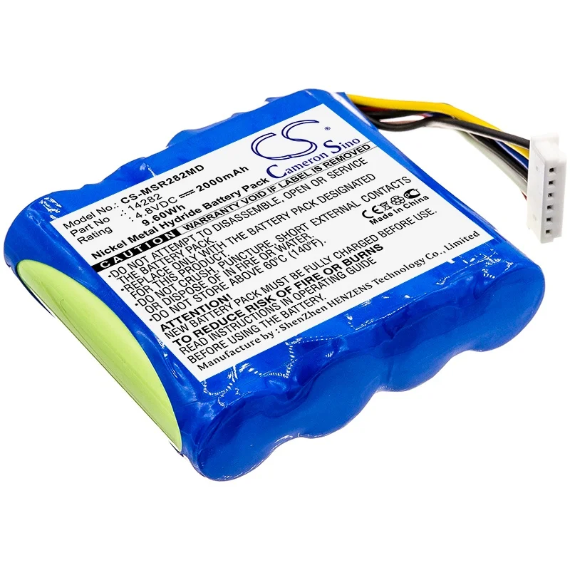 Cameron Sino  2000mAh Pulse oximeter Battery B11588, AMED3404 For Masimo Rainbow, Radical-7, Radical7 Color Screen, Radical 7