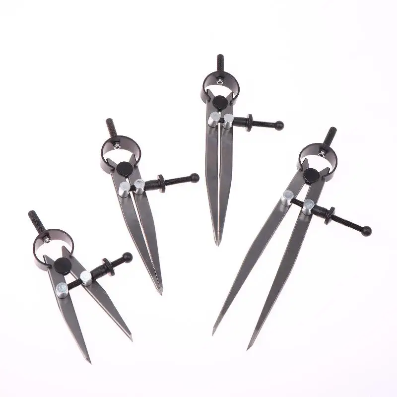 Picture 5: Leathercraft Line Marking Gauge Wing Divider Rotating Gauge Handcraft Leather Tool 1 Piece Adjustable Compasses Gauges