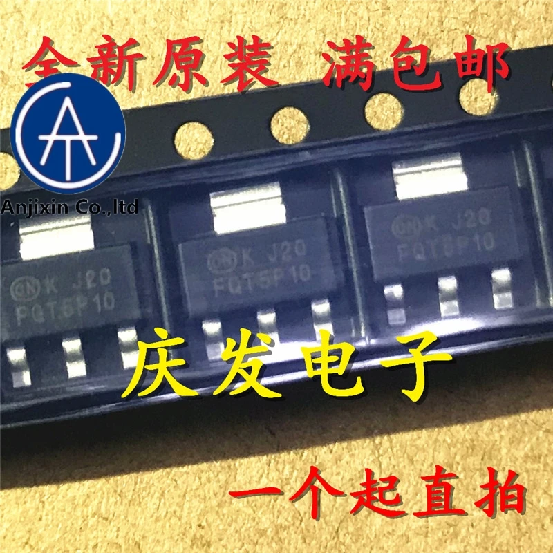

10pcs 100% orginal new 100% quality real stock New original FQT5P10TF FQT5P10 SOT - 223 P channel