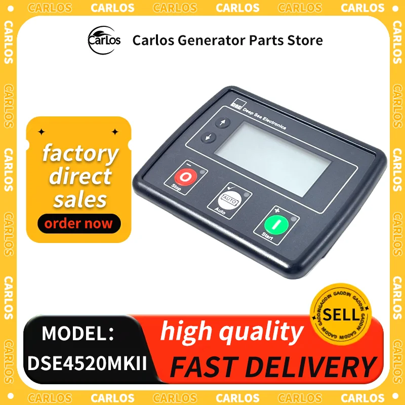 DSE4520 MKII Original AMF Panel DSE4520MKII Deep Sea Generator Controller Auto Mains Failure Control Module Genset Parts DSE4520