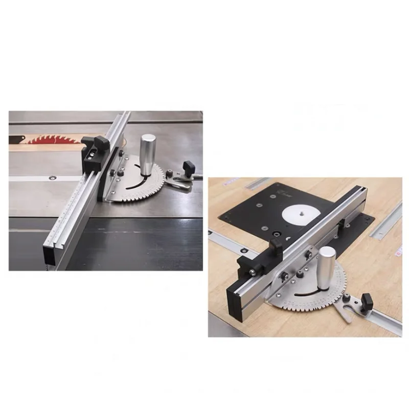 Factory Price Miter Gauge Adjustment 0-60 Degree Woodworking Table Saw Handle 60 Degree Assembly Angle Ruler Multi Purpose W