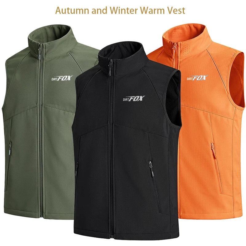 AliExpress DIRTFOX Winter Cycling Vest Windproof Bike Jacket MTB Wind Gilet Waterproof Bicycle Clothing Men Women Chaleco Ciclismo Hombre