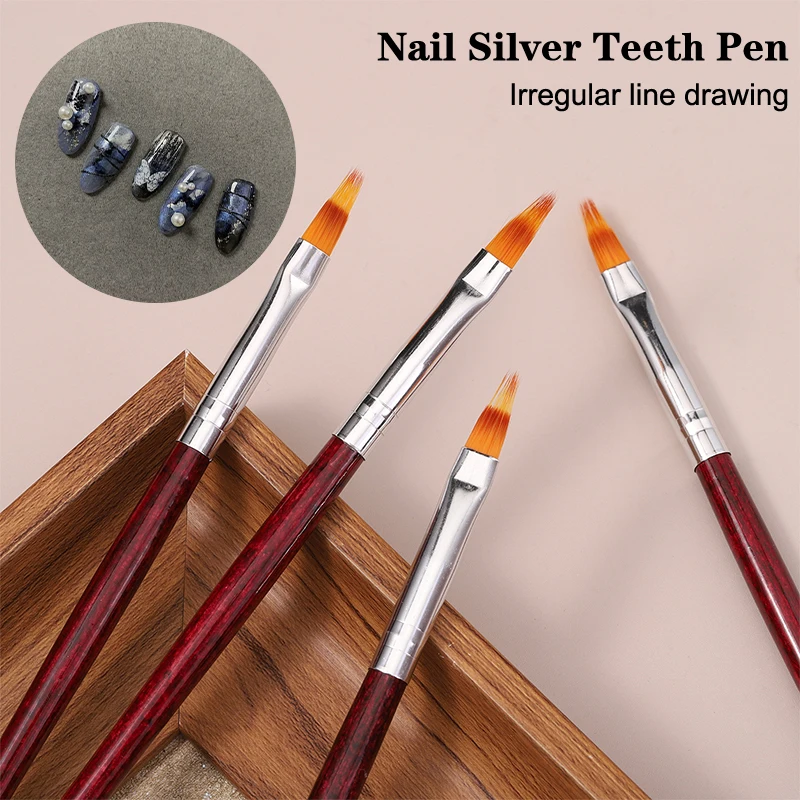 Nail Halo Gradient Brush Gradient Acrylic Nail Art Brush Wire Halo Dye Phototherapy Pen Nail Brush Nail Art Pen For Nail Design image 2