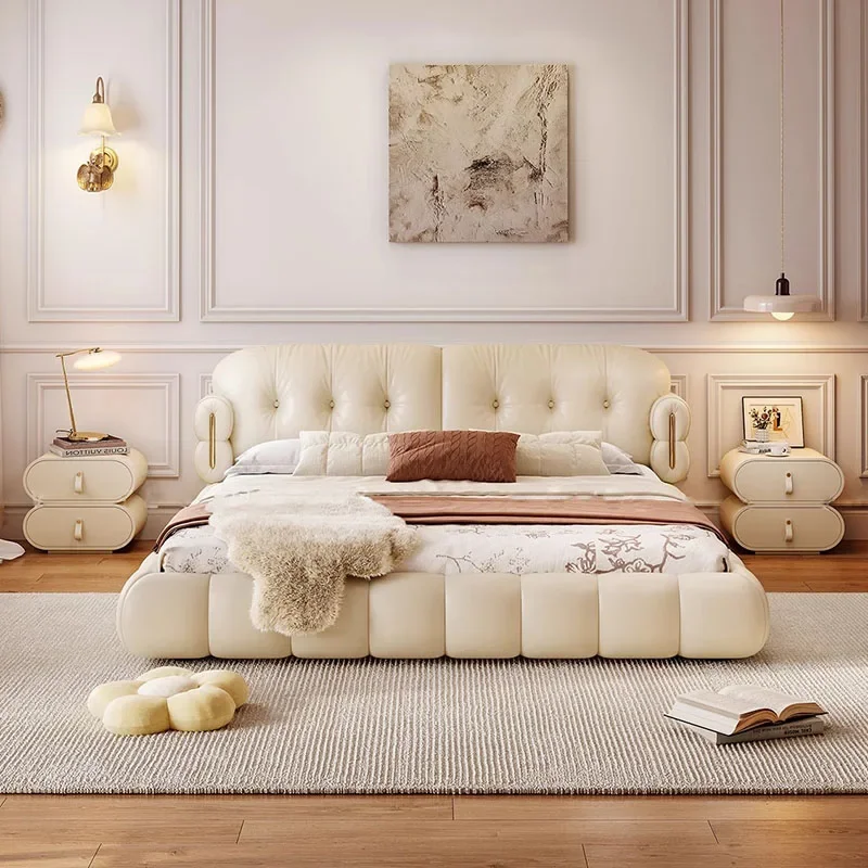 

Girls Sofa Bed Castle Full Wooden Design Floor Human Dog Massage Bed Bedroom Double Princess Sleeping Muebles Home Furniture