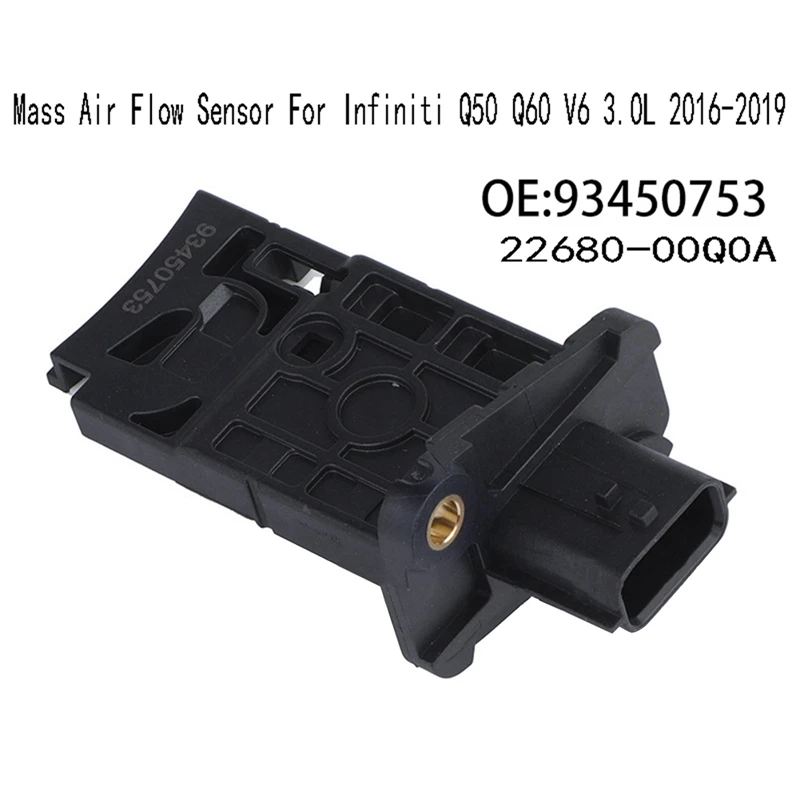 

New 22680-00Q0A Mass Air Flow Sensor For Infiniti Q50 Q60 V6 3.0L 2016-2019 Mass Air Flow Meter 22680-7131R 226807131R