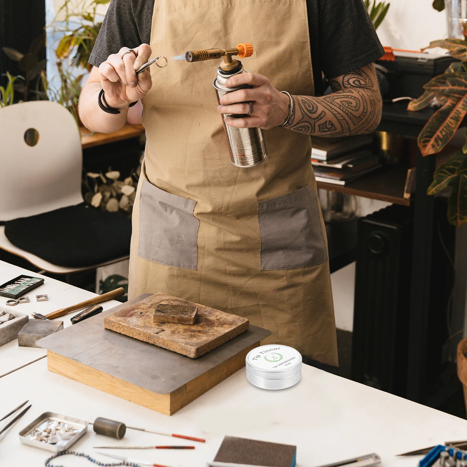 

Soldering Cleaner Paste For Welding Iron Tips Oxidized Restoration High Efficiency Cleaning Surface Protection