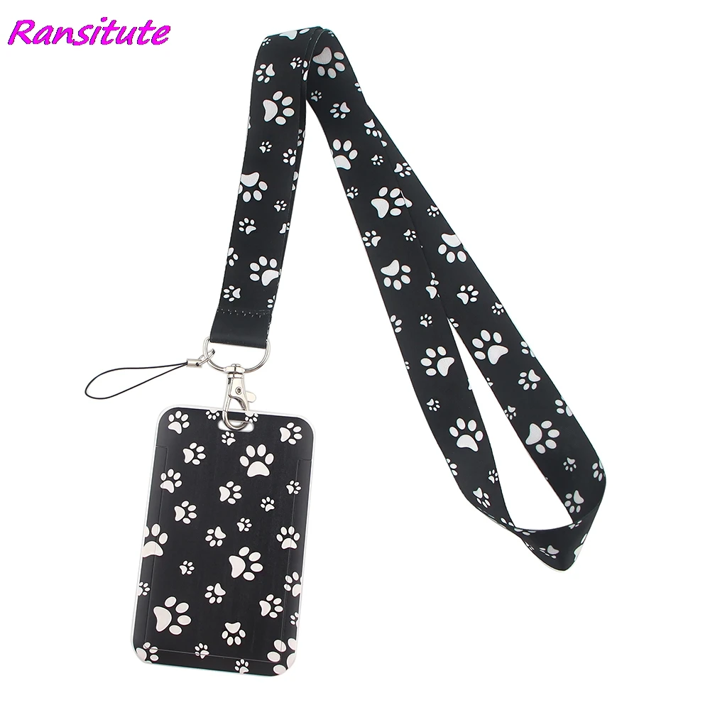 Держатель для удостоверения личности Ransitute R1556, с рисунком кошки