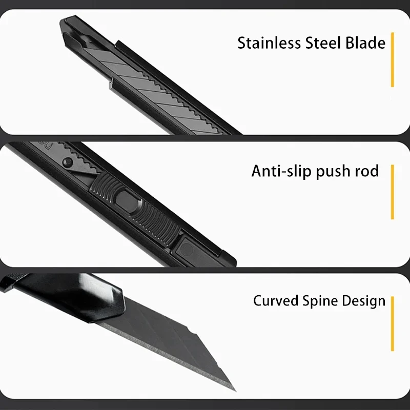 9mm Aluminum Precision Utility Knife 30° SK2 Blade Craft Knife for Vinyl Paper Model Cutting