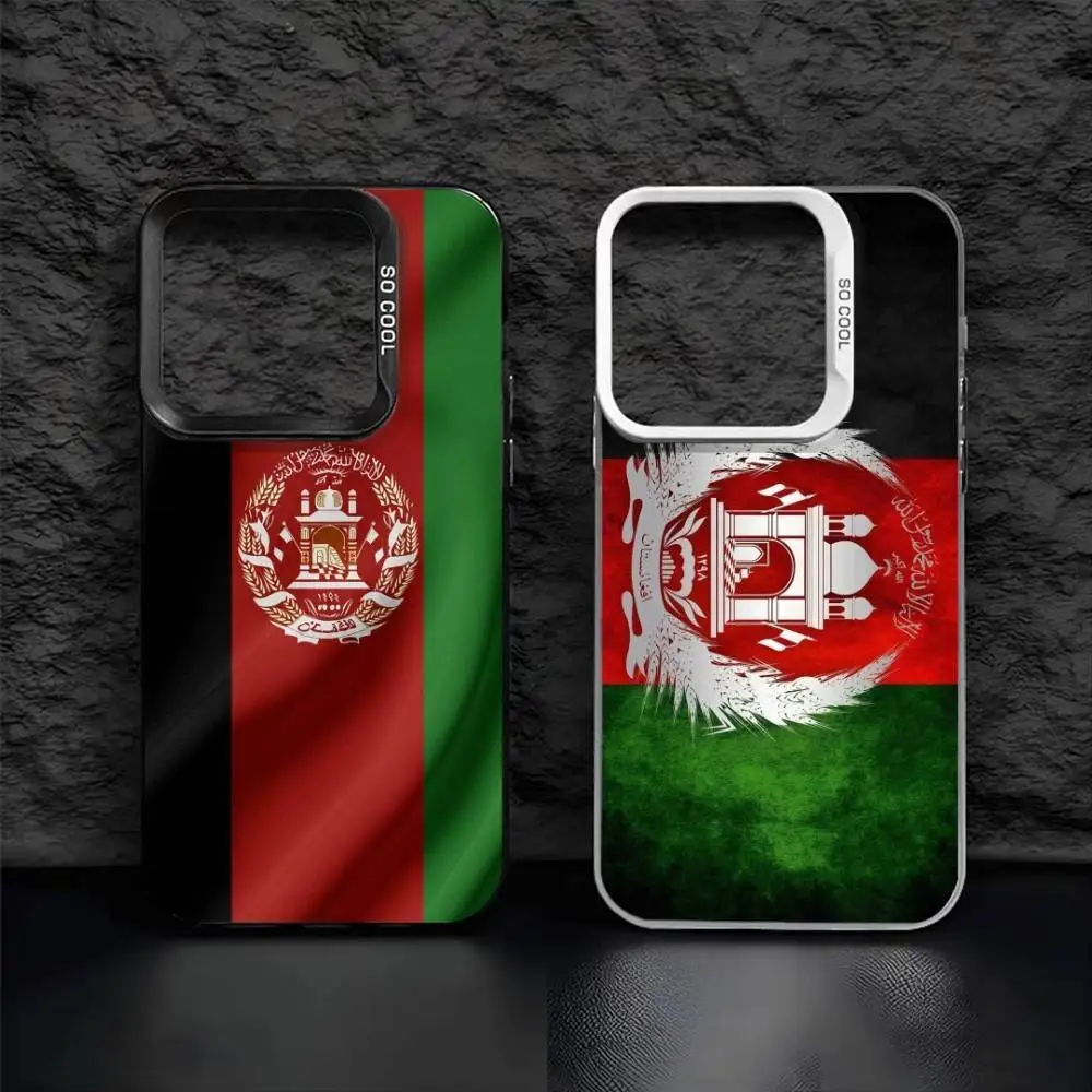 

Flag of A-Afghanistan Phone Case For iPhone 16,15,14,13,12,17,Pro,MAX Black Matte Shockproof Cover