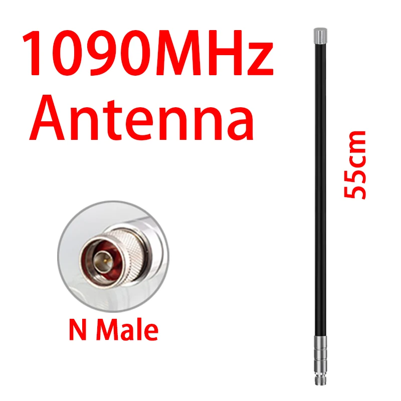 ADS-B Fiberglass Antenna 1090MHz omni Antenna For FPV FlightRadar24 ISM Automatic Dependent broadcast Aerial Monitoring Antenna