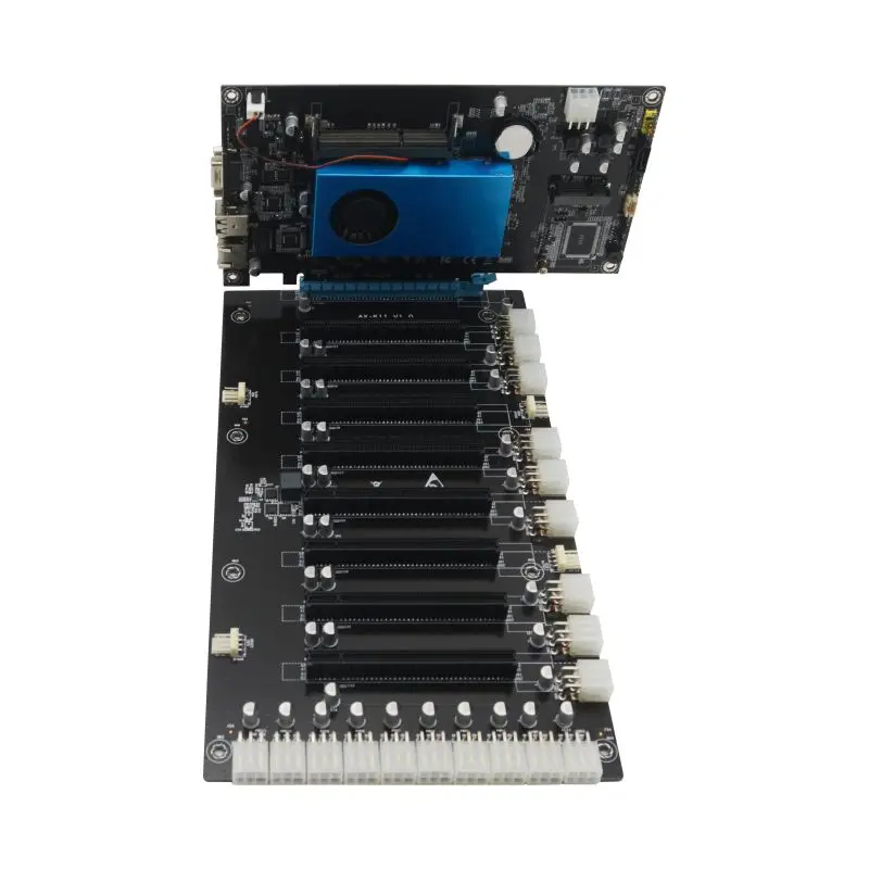 

Russia Hot Sales B75 mainboard Spacing 35MM 8 PCIE Slot GPU DDR3 Motherboard LGA 1155