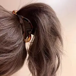 AWAYTR Vintage Banana Clip for Curly Long Straight Short Hair Claw Women Girls Hair Styling Ponytail Holder Hairpin Clamp Grip