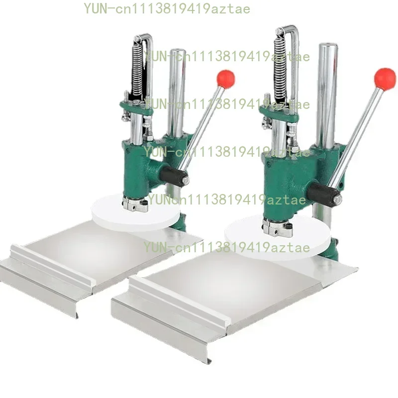 Round Manual Pneumatic Dough Press Machine 1PC for Pizza Flat Cake Biscuit Meat Patty Forming