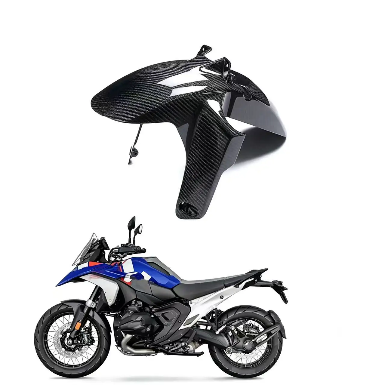 Suitable for BMW R1300GS Waterbird motorcycle accessories 100% dry carbon fiber body shield side panel fender hood
