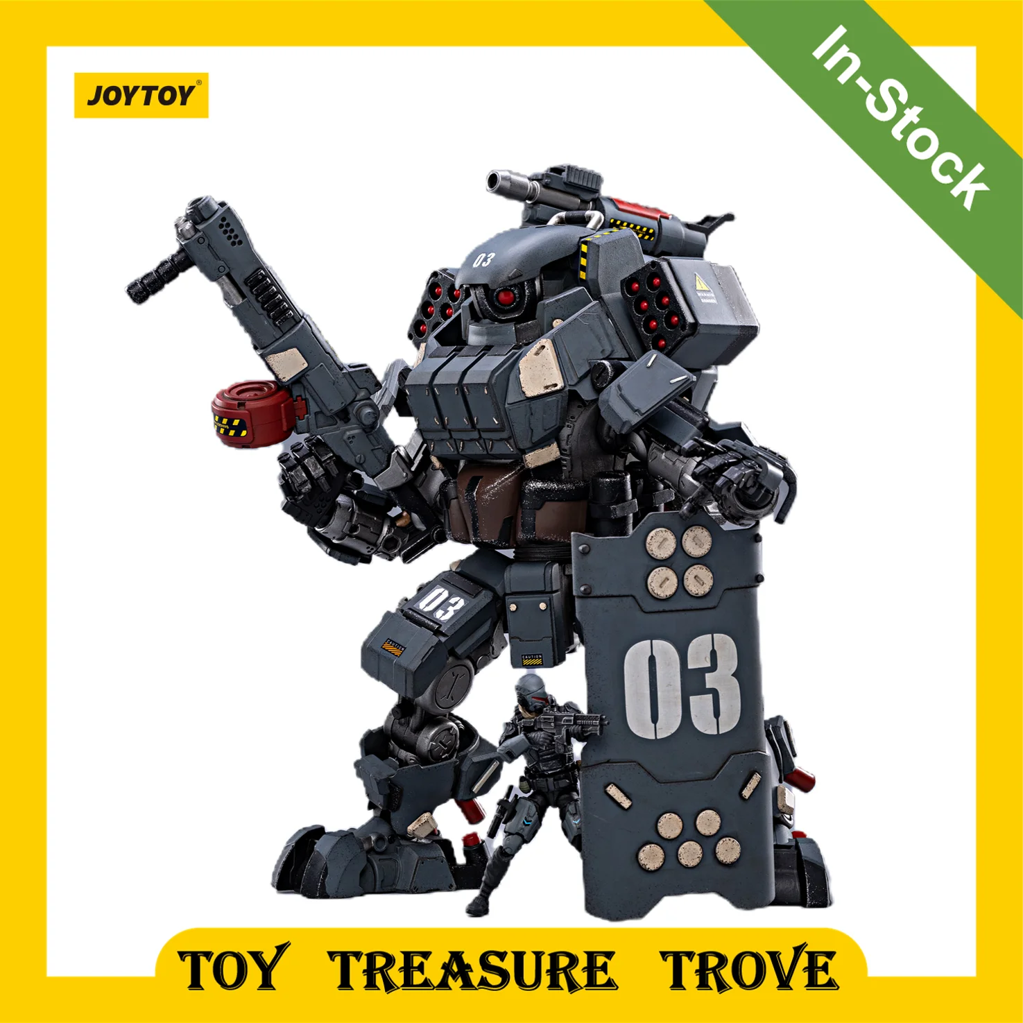 

JOYTOY Dark Source 1/25 Action Figure Iron Wrecker 03 Urban Warfare Mecha Anime Military High Tech Armor Toy Gift House Décor