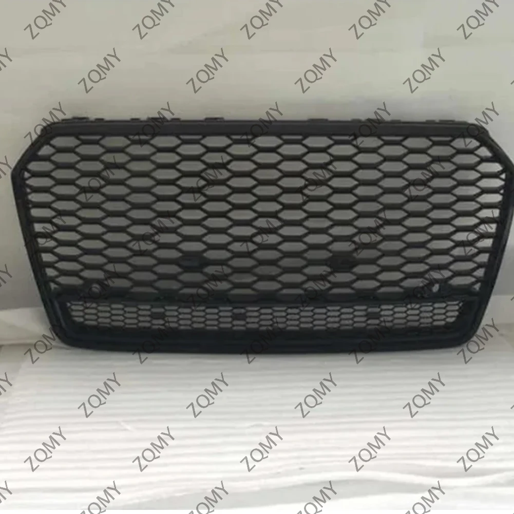 

With/Logo For Audi A7/A7L/S7 2016 2017 2018 Car Front Bumper Grille Centre Panel Styling Upper Grill (Modify RS7 style)