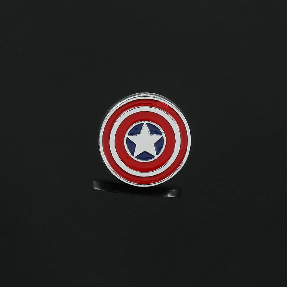 Disney Marvel Avengers Brooch Cool Captain America Shield Brooch Men Women Cosplay Enamel Pin Jewelry Gifts