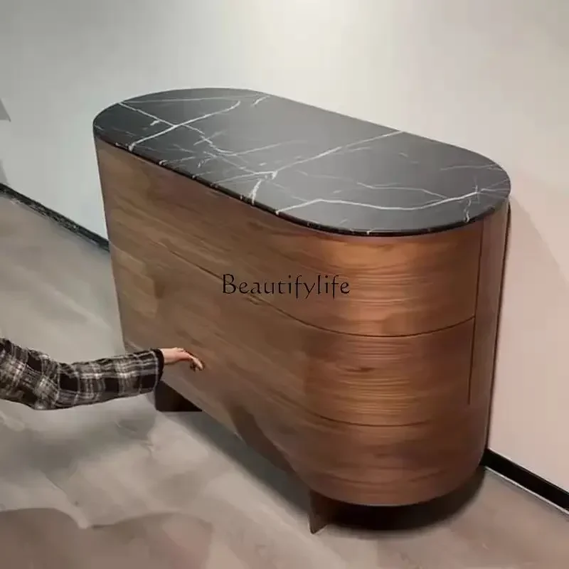 خزانة حائط قوس صينية حديثة جديدة، غرفة معيشة فرنسية بسيطة، باب متحرك