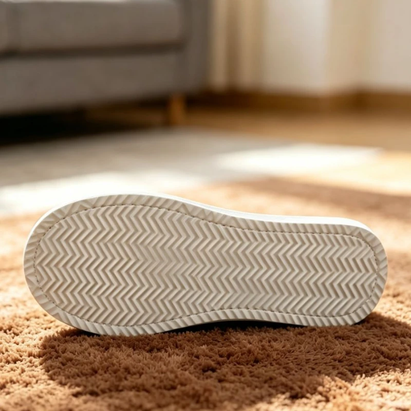 2026 Winter Warm Plush Women Soft Slippers Men Indoor Non-slip Warm Sandals Couples Comfort Flat Heel Indoor Bedroom Slides view 6
