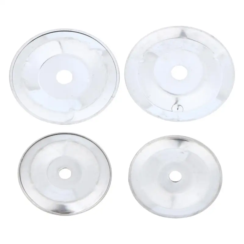 50pcs Tambourine Ring Cymbals Ching Rings Percussion Instrument Drum Ring Double Row Rattle Drum Rings Accessories