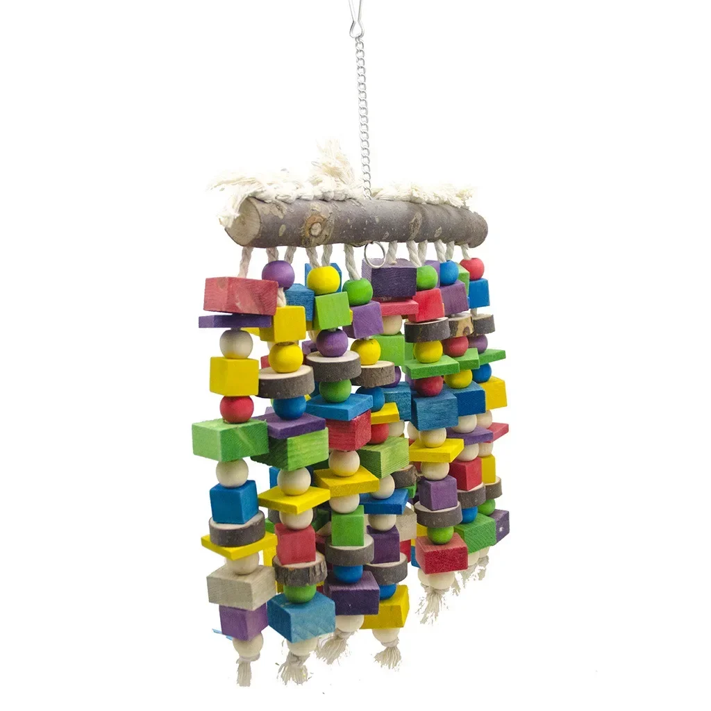 A 1PCS Big Parrots Gnaw On Destructive Toys Stand Bars Parrot Pet Bird Toy
