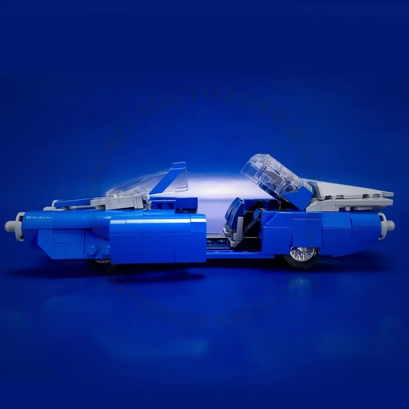 473 PCS Speed King The Fantasticar MOC Customize Modular Building Block Creative Design Design Simple DIY Toy Christmas Gift