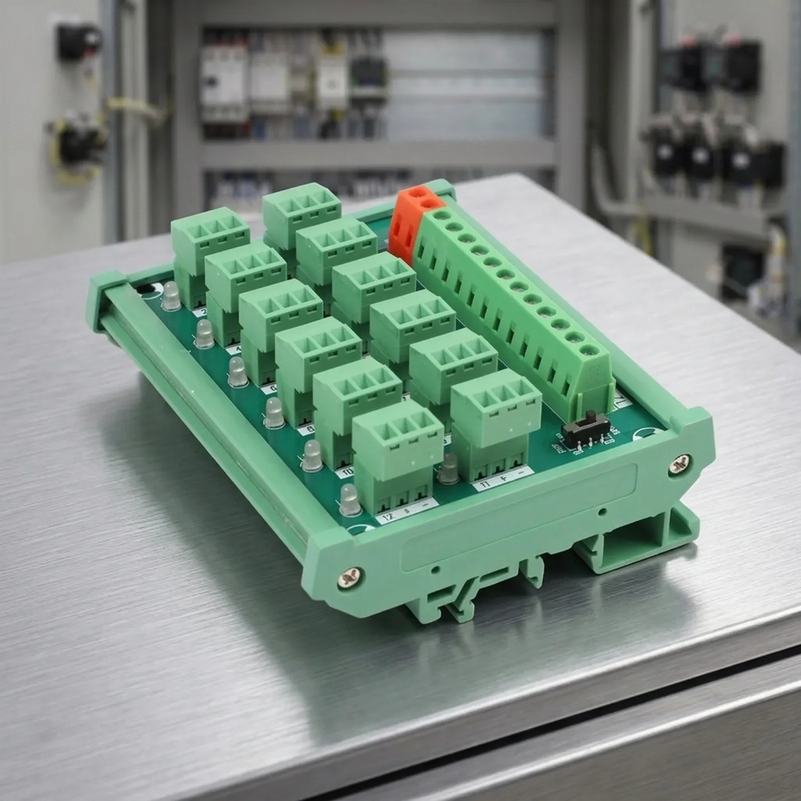 Efficient Space Saving Terminal Block 12-channel Sensor Terminal Sensor Terminal Block Supports 12 Sensor Connections
