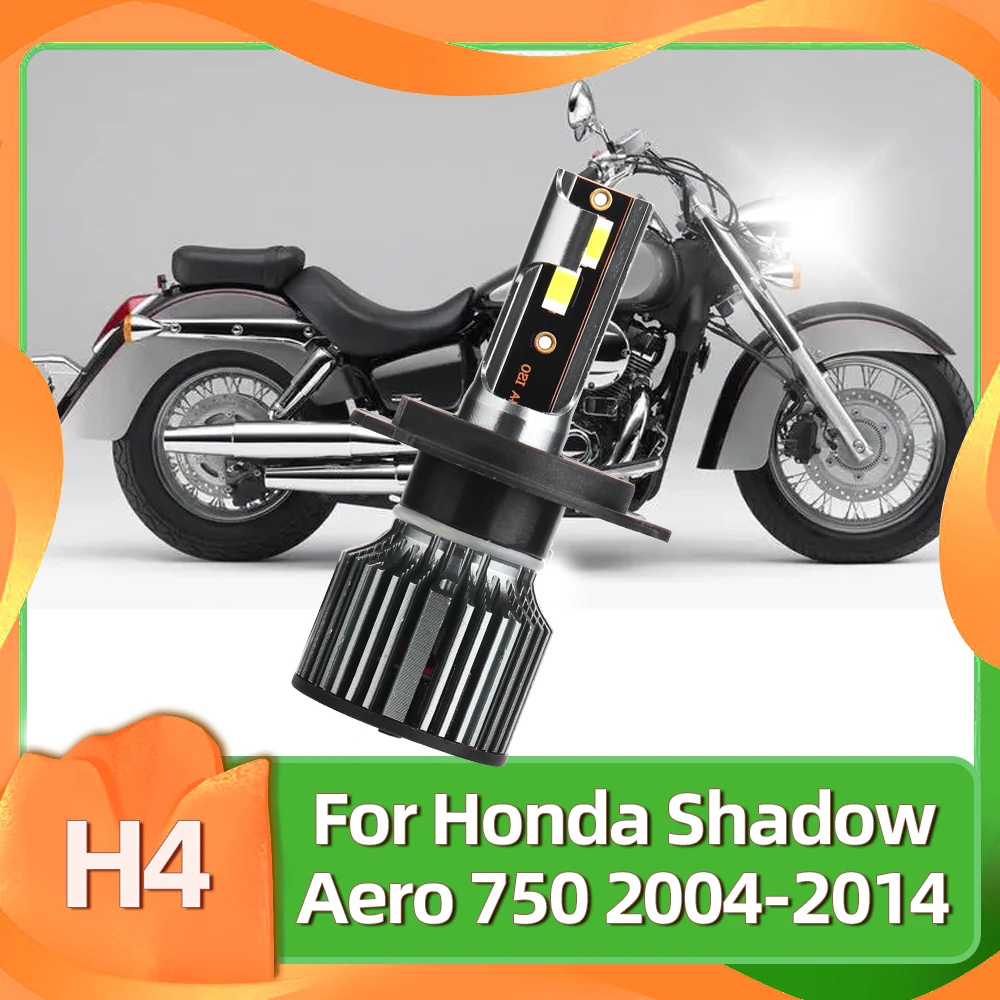 LSlight H4 LED Headlight For Honda Shadow Aero 750 Motorcycle Headlamp 2004 2005 2006 2007 2008 2009 2010 2011 2012 2013 2014