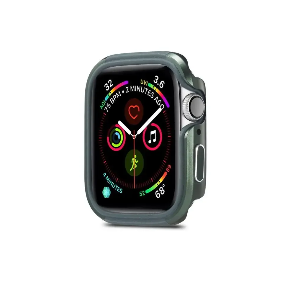 High End Aluminum Alloy Case for Apple Watch 9 8 7 45mm 41mm Case for iWatch 6 5 4 SE 44mm 40mm Metal Aluminum+TPU Watch Case image 4