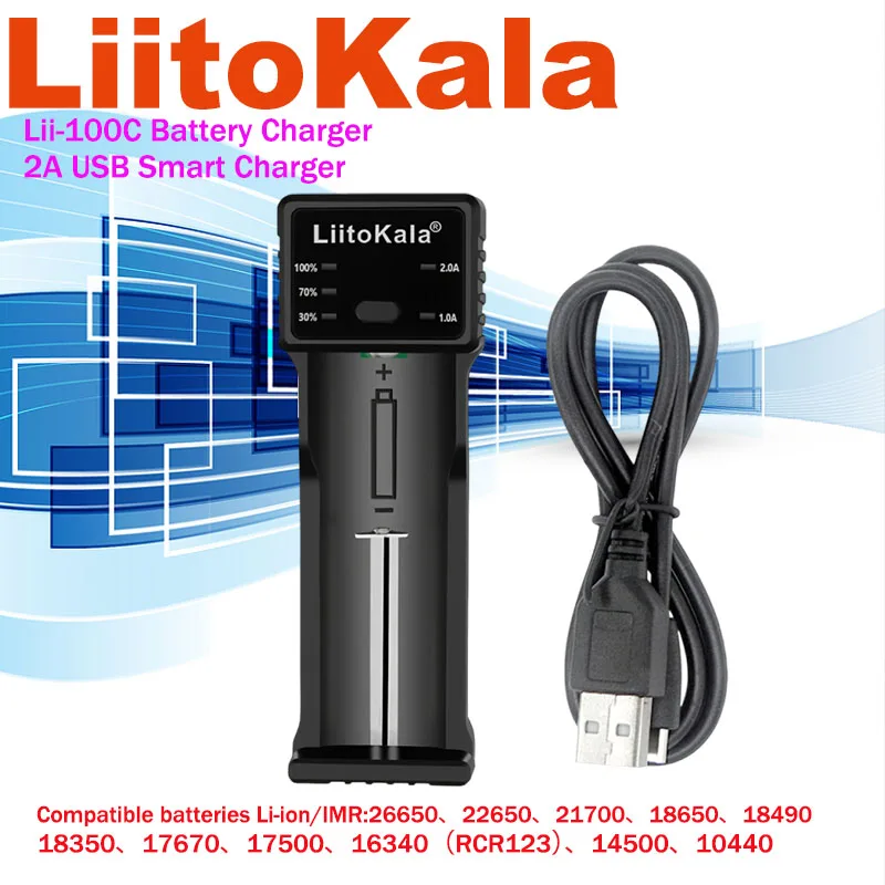 Liitokala Battery C…