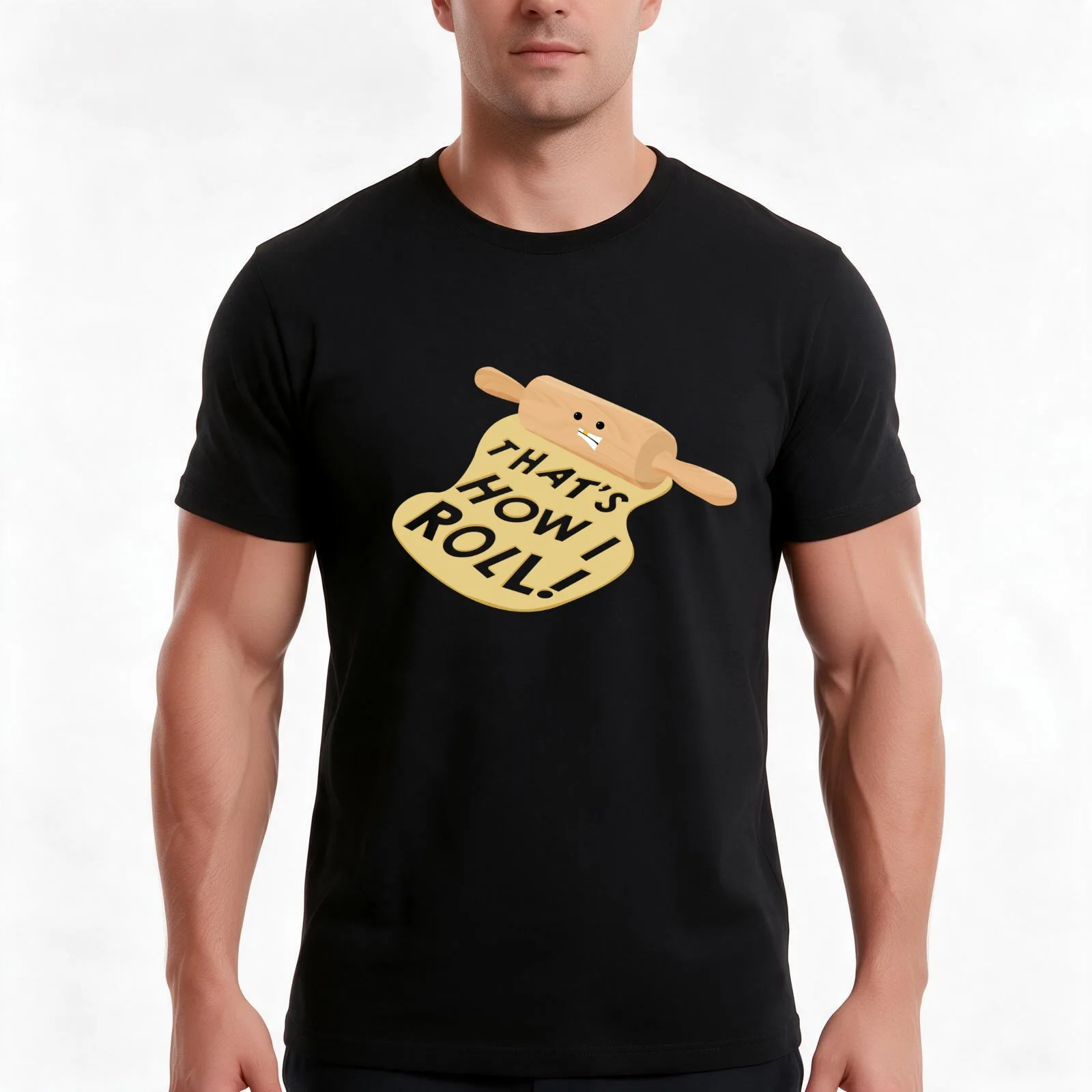Dough Style T-Shirt, Summer Casual Cotton Tee, Oversized Streetwear Tops, Vintage Graphic Print, Loose Fit Short Sleeve