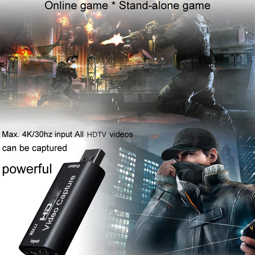 4K HDMI USB Video Capture Card for Gaming