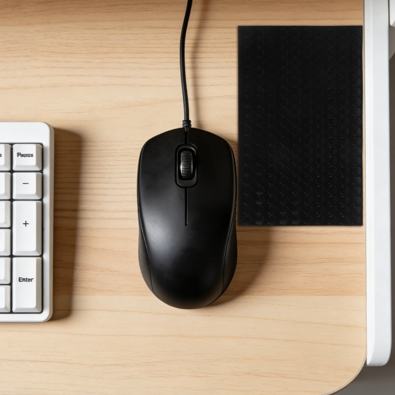 

200Pcs Round Mouse Feet Skates Pads 5.5mm Dot Gaming Mouse Skates for Precision Control Speed Smooth Glide on Glass Mousepad