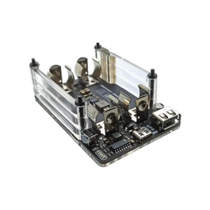 【Home-Accessories】New UPS 18650 Lite UPS Power HAT Board with Battery Electricity Detection for 4B 3B+ 3B