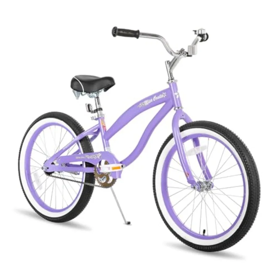 20 24 26 Beach Cruiser Bike for Girls Boys Mens and Womens Single Speed Cruiser Bikes with Coaster Brake Multiple Colors