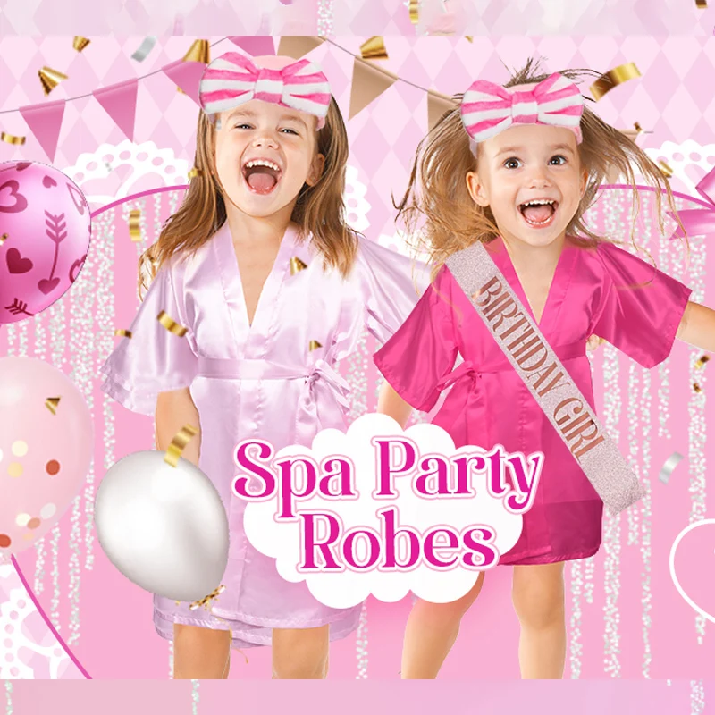 6/8/10/12Set Spa Party for Girls Spa Birthday Party Supplies for Kids Party Favors Wedding Favors with Blindfolds Headbands