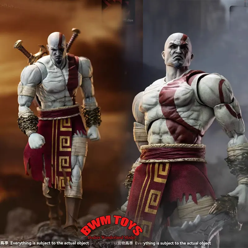 SIGMA STUDIOS GOW-01A 1/12 Scale Spartan White Sharpshooter Kratos GODSLAYER Male Soldier 6inch Action Figure Doll Collection