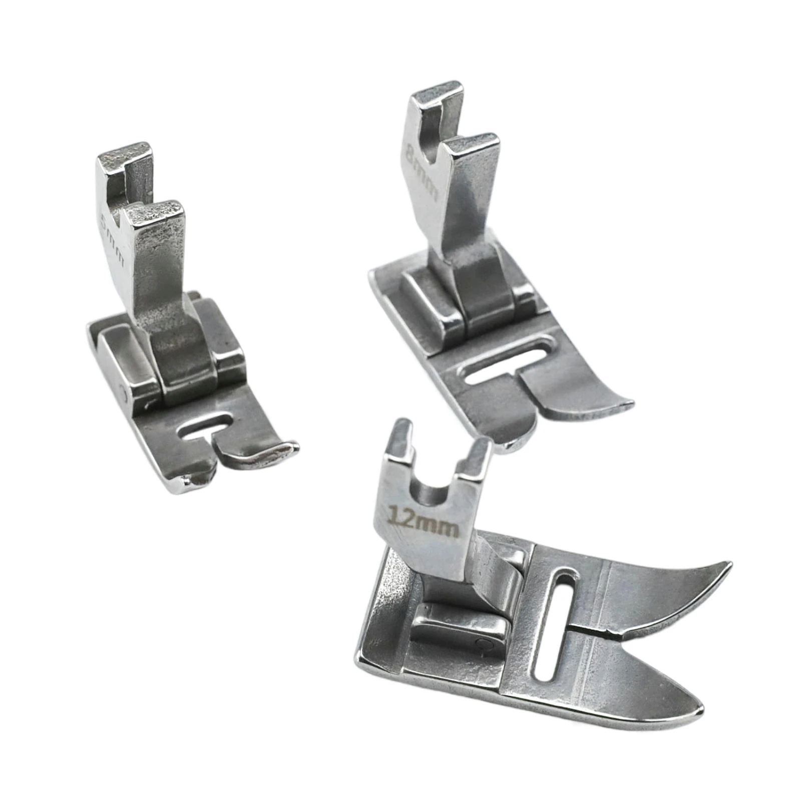 Presser Foot Kit For Brother TZ1-B652, Singer 20U, Consew 99R Zig Zag Sewing Machines 5mm / 8mm / 12mm (Pack of 3 PCS)