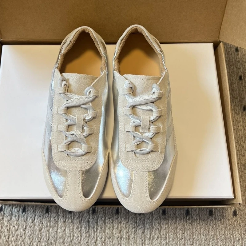 

Women Casual Shoes Neutral Round Toe Flats Lace Up Comfortable Leisure Simple Fashion Design High Quality Walking Shoes