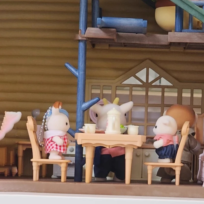 New Sylvanian Families Rural Furniture Series Action Figure Collectible Doll Anime Figures Room Decoration Families Gift Toys