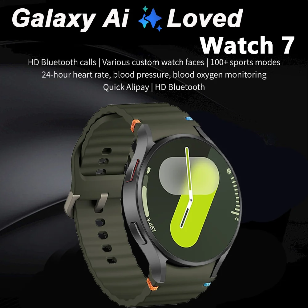 For Samsung Galaxy Watch 7 Ultra New GPS Track Smart Watch Men AMOLED Always Display Clock BT Talk NFC Sport Smartwatches Women